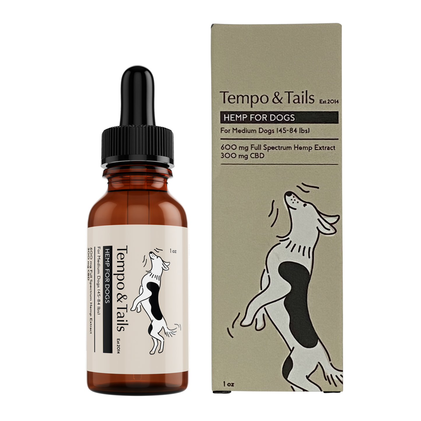 CBD Oil for Medium Dogs (45-84 Lbs.)