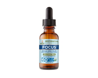 FOCUS™ Broad Spectrum CBD Hemp Oil Supplement - THC-Free