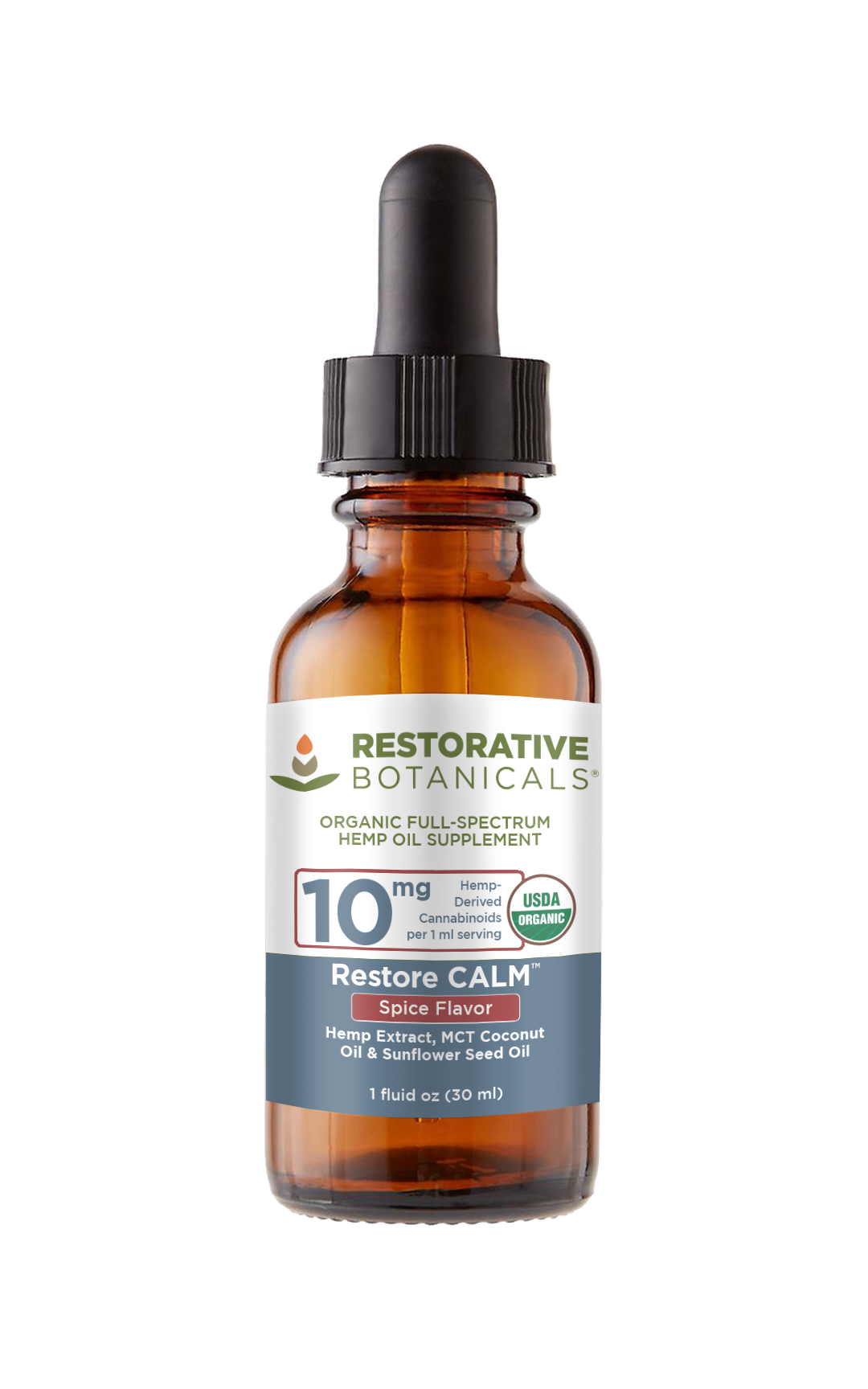 LIMITED EDITION: CALM™ Spice Hemp Extract Oil Blend (10mg/ml)