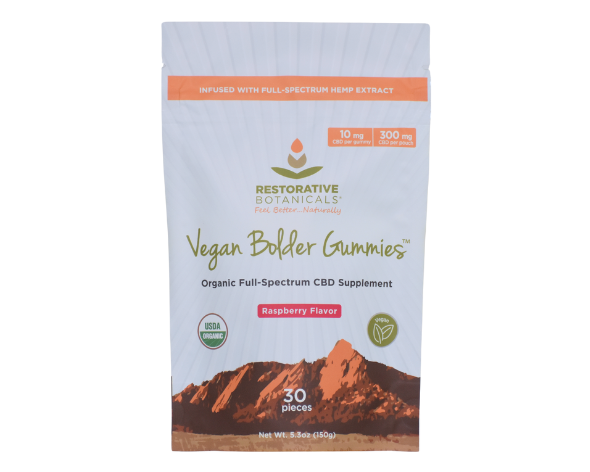 VEGAN CBD Bolder Gummies™ Raspberry