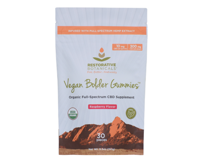 VEGAN CBD Bolder Gummies™ Raspberry