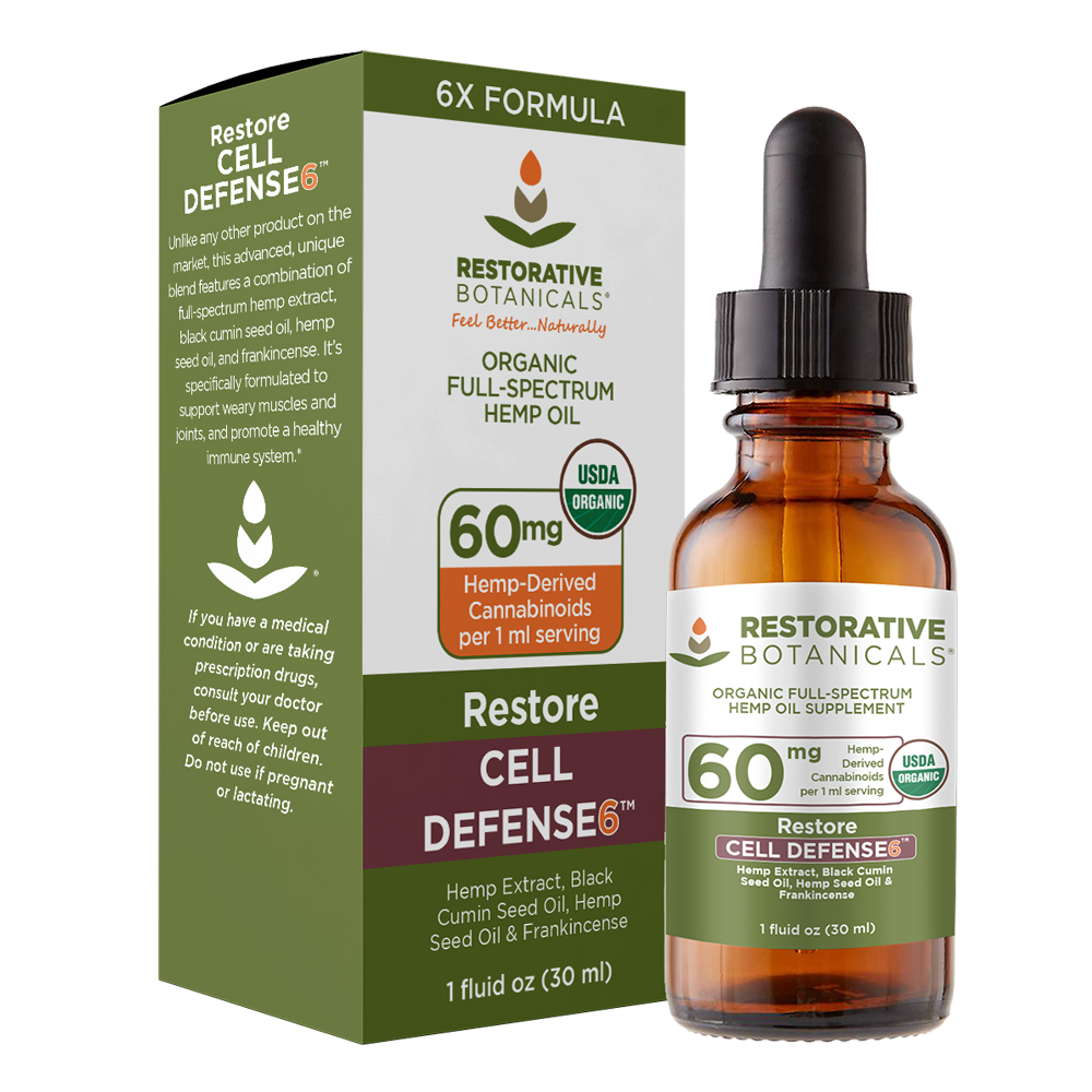 Restore CELL DEFENSE6™ CBD Hemp Supplement