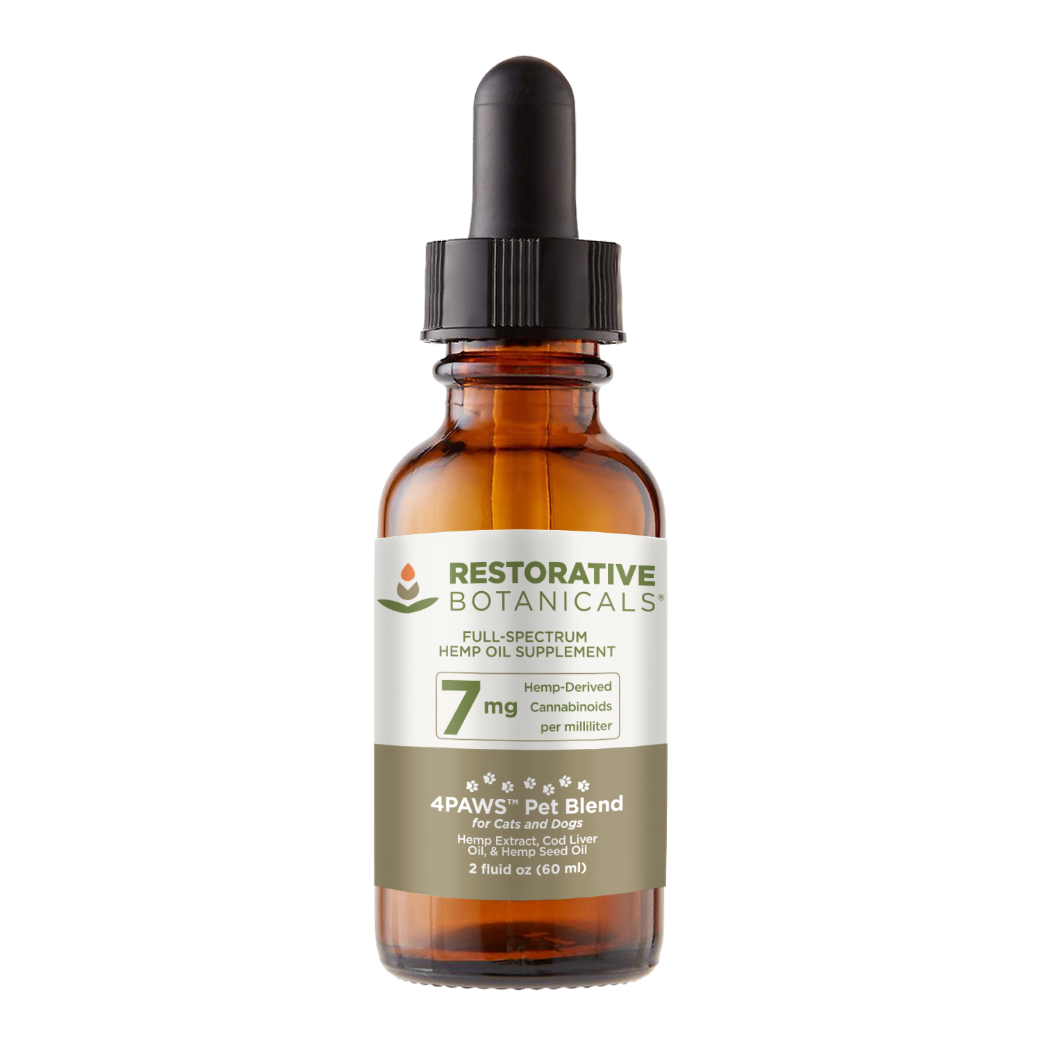 4Paws PET Blend™ Hemp Oil Extract - Restorative Botanicals