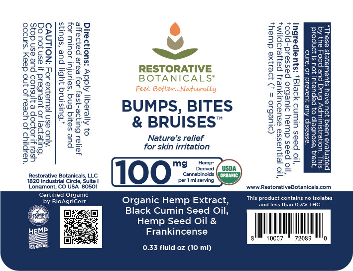 Bumps, Bites & Bruises Hemp Oil Roll-on