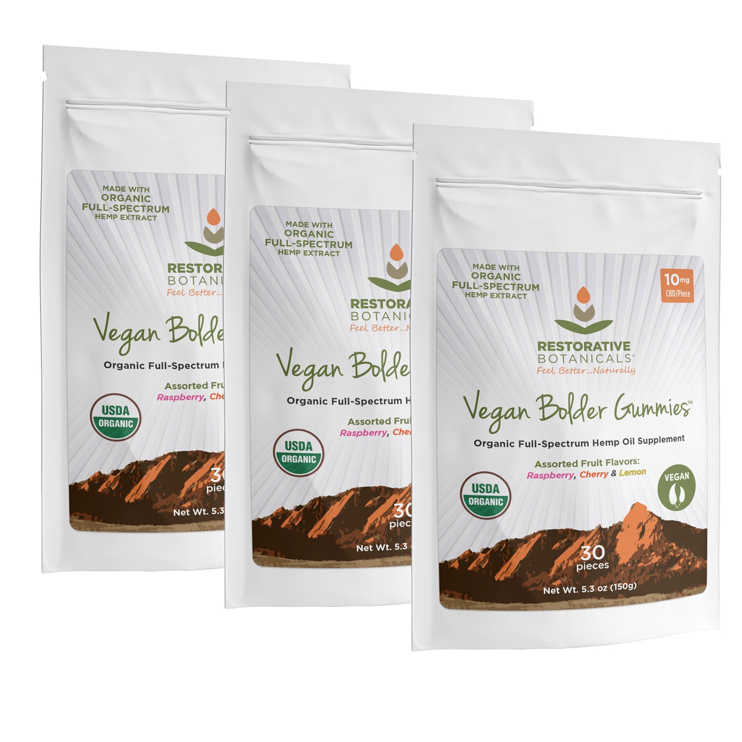 VEGAN CBD Bolder Gummies™ Variety Pack