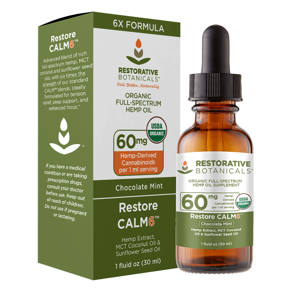 Restore CALM6™ CBD Hemp Oil Supplement
