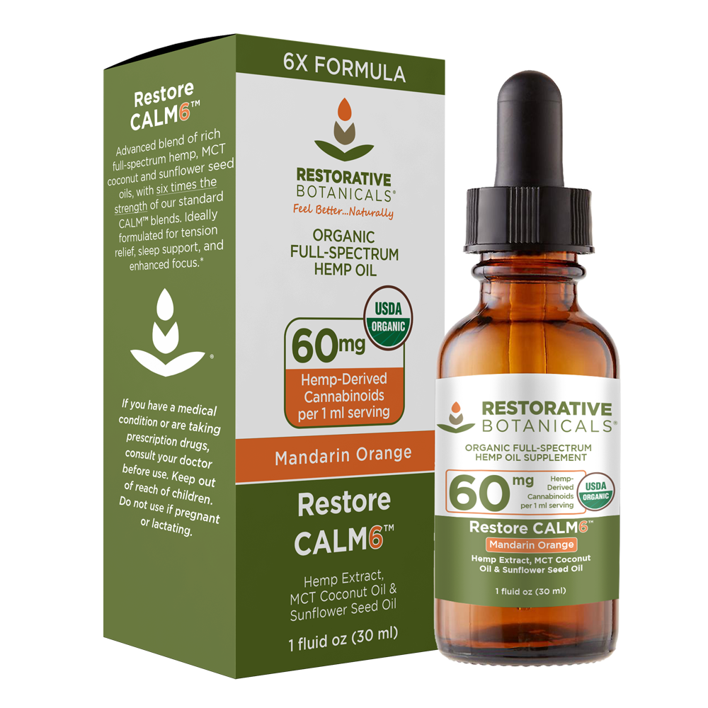 Restore CALM6™ CBD Hemp Oil Supplement