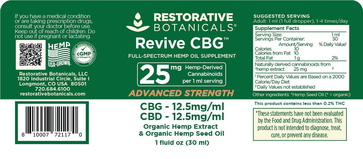 Revive CBG™ Hemp Supplement